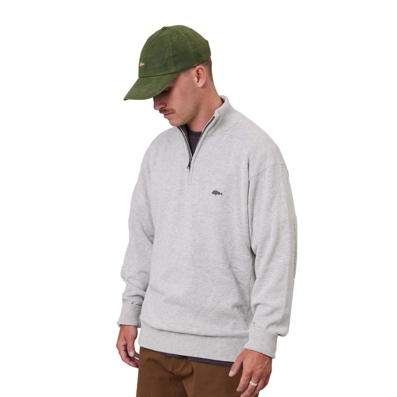 Just Another Fisherman Stamp Keyport 1/4 Zip